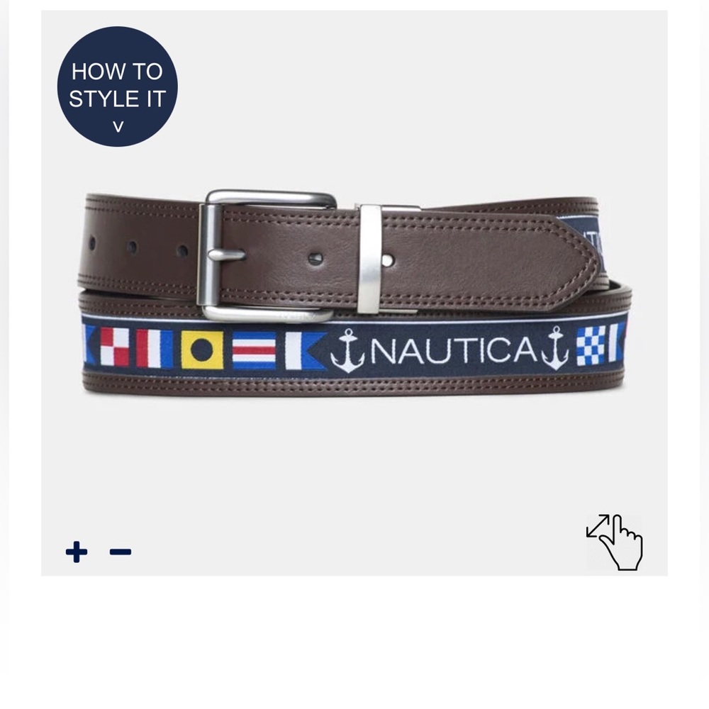 REVERSIBLE FLAG BELT